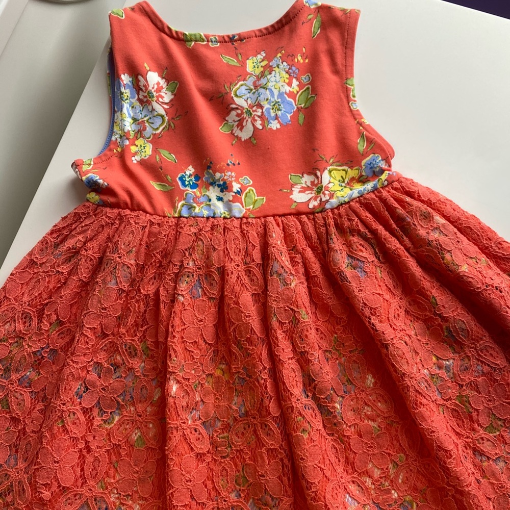 Matilda Jane 4T lace floral maxi dress